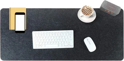 Produktbild von Famanu Schreibtischunterlage Großformat - Filzunterlage für Büro - 40 x 90 cm