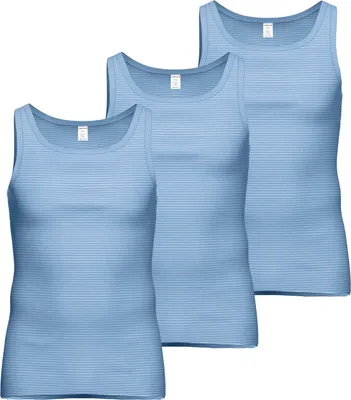 Produktbild von 3er Pack AMMANN Herren Unterhemd Jeans