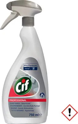 Produktbild von CIF Badreiniger Cif Professional, 2-in-1, Reiniger und Entkalker, 750 ml