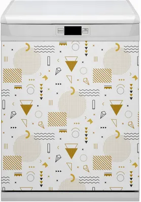 Produktbild von Magnet Folie für Geschirrspüler Magnete Geschirrspüle Magnet für Spülmaschine 60x80 cm Dekor - Weltfiguren