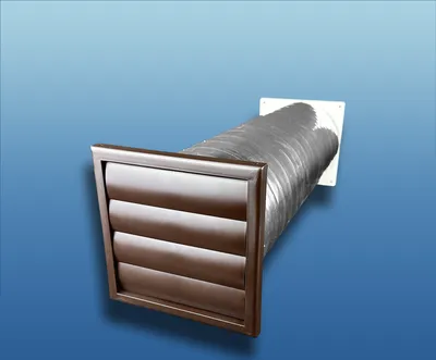 Produktbild von Abluft-Mauerkasten Gravity braun : Ø125 186x186mm mit Isolierrohr (Schall und Wärme) Größe: Ø125 186x186mm Ausführung: mit Isolierrohr (Schall und Wärme)