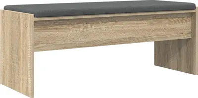 Immagine prodotto di vidaXL Panca da corridoio con cuscino in rovere Sonoma 103 x 38 x 40 cm