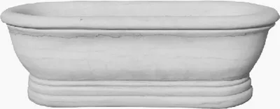 Luxus Barock Marmor Badewanne Weiß Luxury Baroque Marble Bathtub White