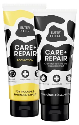 Produktbild von HAKA Euterpflege spezial 200 ml + leicht 200 ml Creme für raue & strapazierte Haut