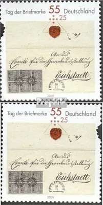 Produktbild von Briefmarken BRD (BR.Deutschland) 2009 Mi 2735Sr,2735Sl (kompl.Ausg.) gestempelt Tag der Briefmarke