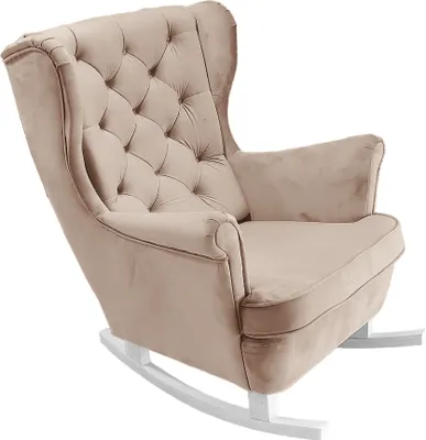 Obrázok produktu pre DomoHome Relaxsessel Armlehnensessel Armlehnen Fernsehsessel Loungesessel Polstersessel Couchsessel Armsessel Chair Wohnzimmersessel Ohrensessel | 102x81x95cm | Cappucino_29811