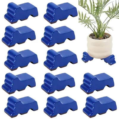 Productafbeelding van Kunsthars Bloempotvoetjes voor Plantenbakken Middelblauw