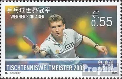 Produktbild von Briefmarken Österreich 2003 Mi 2446 (kompl.Ausg.) postfrisch Tischtennis