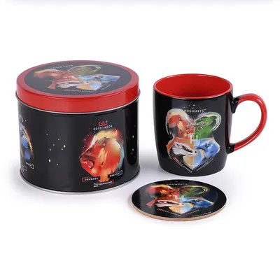 Produktbild von Pyramid International Harry Potter Tasse mit Untersetzer Crests GP85471