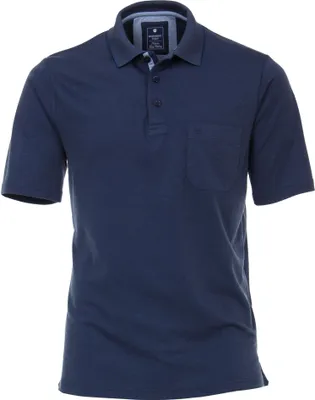 Produktbild von REDMOND Casual Herren Polo-Shirt Kurzarm Regular-Fit Jersey Marine 4XL