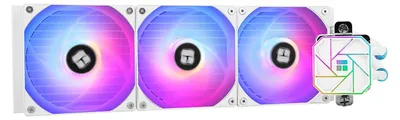 Produktbild von Thermalright AQUA ELITE 360 Weiß V3 Flüssig-CPU-Kühler, 360 Kühlreihen, 3 x 120mm PWM-Lüfter, 360mm Aio für AMD/AM4/AM5, IntelLGA1150/1151/1200/1700/1851, Desktop CPU-Kühler AIO – White