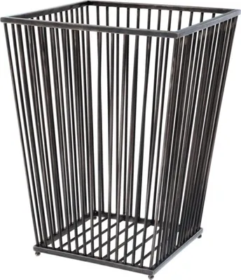 Produktbild von Casa Padrino Luxus Edelstahl Wäschekorb Bronze 30 x 30 x H. 40,5 cm - Luxus Kollektion
