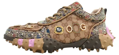 Produktbild von OOG  Damenschuhe sportlicher Schnürer Braun Freizeit, Schuhgröße:40 EU