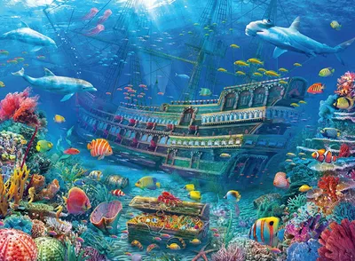 Obrázok produktu pre Ravensburger detské puzzle Potopená loď, puzzle s XXL dielikmi, 200 XXL dielikov, 12944