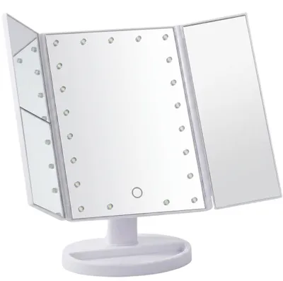 Obrázek produktu pro Kosmetické LED Zrcadlo s Osvětlením XA-40484 - Bílá pro dokonalé líčení KP40484