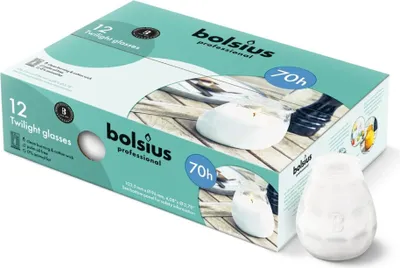 Produktbild von Bolsius Twilight Weiß (12 Stück)