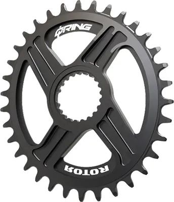 Produktbild von Rotor Qx1 Shimano Direct Mount Xt Oval Kettenblatt Schwarz 36t Schwarz 36t