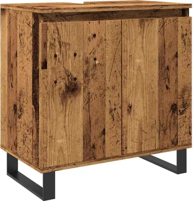 Immagine prodotto di vidaXL Mobile da bagno in legno vecchio 58x33x60 cm Materiale a base di legno