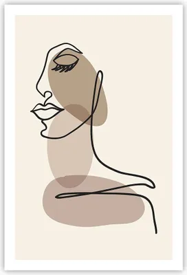Produktbild von Poster - Poster ohne Rahmen - Linie Kunst Boho - 61x91,5 cm - Wand Bild - Wanddeko - Wandbilder - Kunstposter - Wandposter - Bilder - Kunstdruck - Wanddekoration - Wandbild - P2XPA61x91-4728