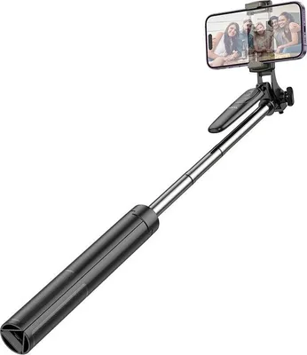 Obrázek produktu pro HOCO selfie držák s bezdrátovým dálkovým ovládáním Tripod K19 černý