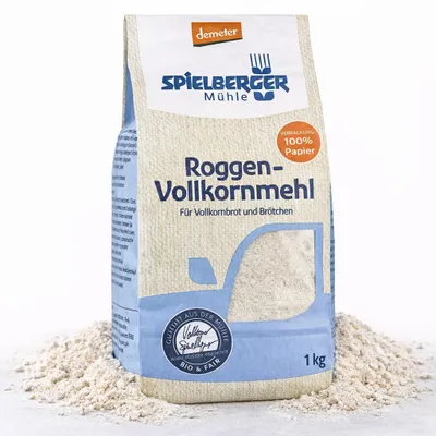 Obrázok produktu pre Celozrnná ražná múka 1 kg
