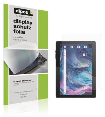 Image de 2x Film de protection d'écran pour Logicom Tab 130 protecteur antireflet dipos