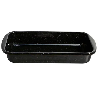 Produktbild von RIESS 0435-022, Lasagne-Backform, Rechteckig, CLASSIC, Schwarz, 1 Stück(e), 360 mm