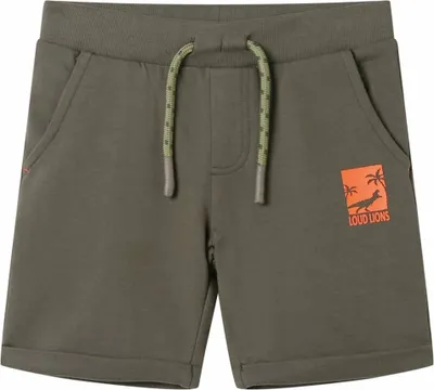 Produktbild von Kindershorts mit Kordelzug Dunkles Khaki 116