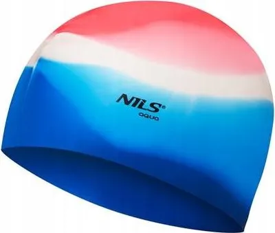 Produktbild von Silikon Nils Aqua Badekappe, Blautöne
