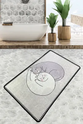 Imagen del producto de Mijolnir, Katt- CHL5180, Bunt, Alfombras de baño, 700 gr/m², 100% tejido de felpa