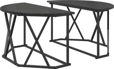 Image de Table basse Chêne noir 80 x 80 x 42 cm