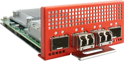 Produktbild von Securepoint Erweiterungskarte 4 Port SFP+ bis 10GBit für RC300 G3 - RC400 G3 - RC1000 G3 - RC350R - RC400 G5 - RC400R - RC1000R - Rot - Netzwerkmodul