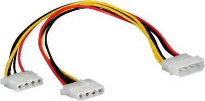 Immagine prodotto di Cavo a Y ROLINE 4 pin HDD / 2x 4 pol. HDD, 0,3 m