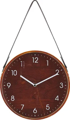 Zdjęcie produktu dla BELIANI Zegar ścienny MDF brązowy 26 cm retro