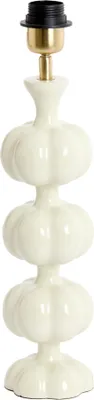 Image de Light & Living - lampe de table - Caldas - beige - métal - luminaire individuel - E27 - 1742013