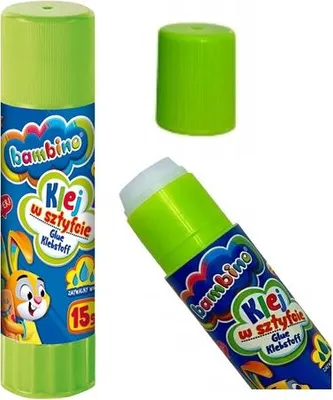 Produktbild von BAMBINO Mini Zoo Schulklebestift, stark, abwaschbar, farblos, 15 g