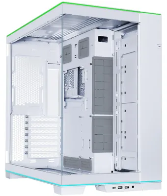 Produktbild von Lian Li 011 Dynamic EVO RGB 011 EVO RGB, Tower, PC, Weiß, ATX, EATX, Mini-ITX, Aluminium, Stahl, Gehärtetes Glas, Multi