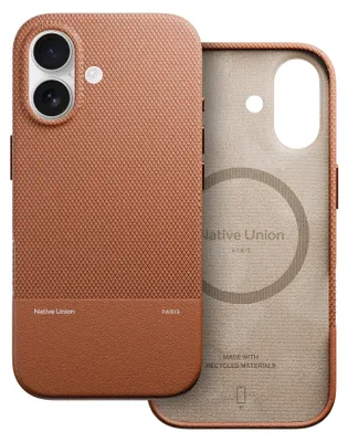 Image de Étui pour téléphone portable iPhone 17, Native Union (RE)Classic avec MagSafe, marron