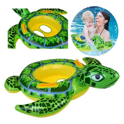 Produktbild von Aufblasbarer Schwimmring für Kinder, Aufblasbarer Ring Schildkröte 90cm SP0753