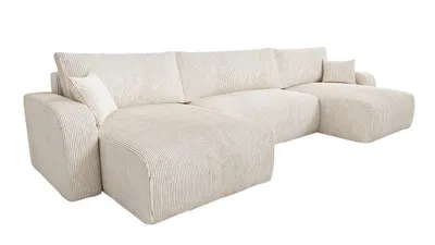 Produktbild von Ecksofa Havana U XL großes ausklappbares Schlafteil und Stauraum Poso 105 Iwmar Möbel