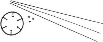 Image de Sram Straight Pull External 27.5 Rise 40 Rayons 3 unités Noir 276 mm Noir 276 mm