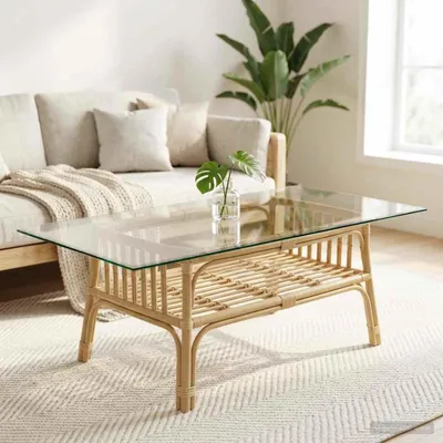 Obrázok produktu pre Maison Exclusive – Priehľadná doska stola, 50 x 100 cm, tvrdené sklo