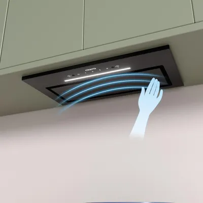 Produktbild von CIARRA Unterbauhaube 52cm Einbauhaube 460 m³/h Touch & Handgesten-Steuerung, Einbau-Dunstabzugshaube Umluft & Abluft VM5931A