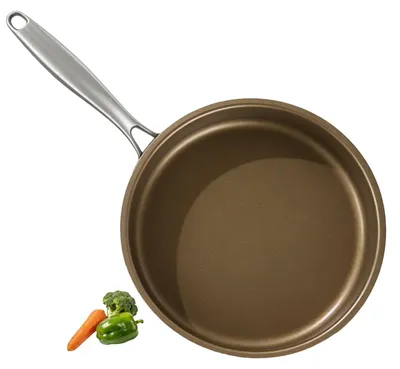 Produktbild von Edelstahl-Antihaft-Pfanne mit Titanbeschichtung, 28 cm