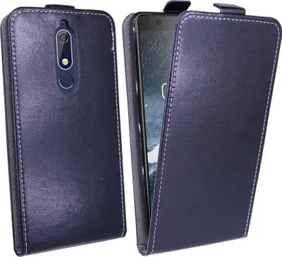 Zdjęcie produktu dla Nokia 5.1 2018 etui na telefon komórkowy kieszonka etui z klapką pokrowiec ochronny na smartfon czarny