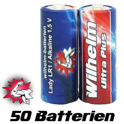 Produktbild von 50 x WILHELM Lady N LR1 MN9100 4001 910A 1,5V Batterie