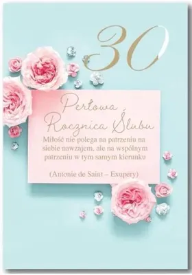 Image de Carte de vœux pour un 30e anniversaire de mariage - Tendance