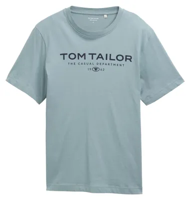 Produktbild von TOM TAILOR T-Shirt mit Rundhalsausschnitt und Logo-Print 1962 Größe: M (39/40)