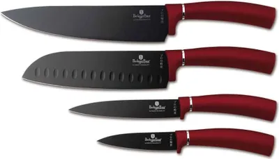 Produktbild von Berlingerhaus BH-2887 mit Antihaftbeschichtung 4 Stück Burgundy Metallic Line