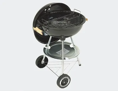 Produktbild von Landmann Kugelgrill 0423, Schwarz, Rund